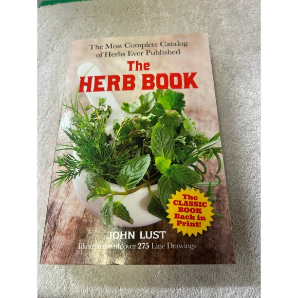 Dover Publications Other - The Herb Book by John Lust Dover Publications Natural Remedy Bible Paperback
